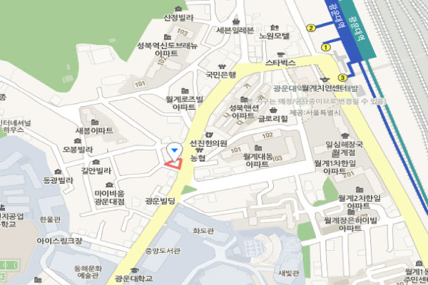 서울시 노원구 월계동 393-1번지